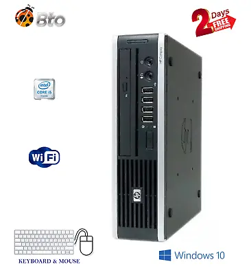 Work From Home Computer HP 8200 USFF Mini Desktop I5 4GB 500GB WiFi Win10 Home • $109.99