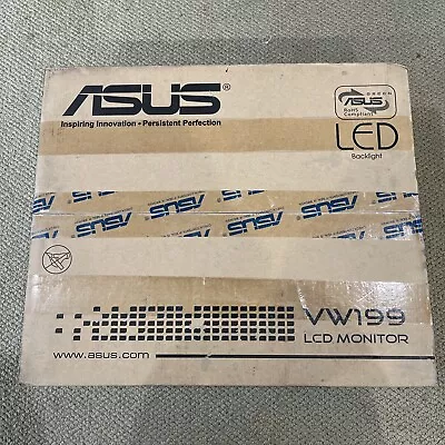 ASUS VW199TP 19 Inch LED Monitor With Built-in Speakers BRAND NEW IN BOX • $79.99