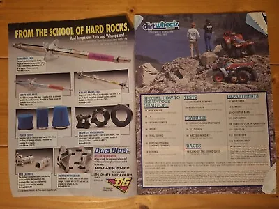 Vintage April 1993 Dirt Wheels ATV Magazine *Missing Cover * Honda Yamaha Suzuki • $13.25