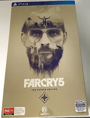 Far Cry 5 The Father Edition (PS4) Ubisoft Statue Pins & Soundtrack  - No Game • $80