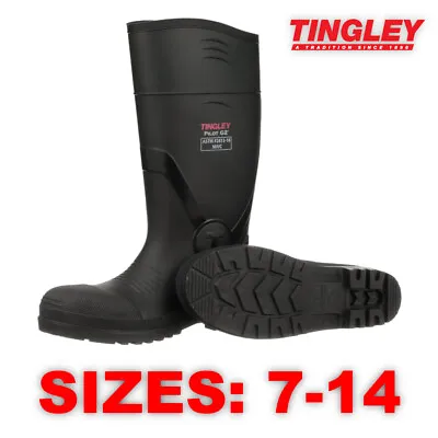 Tingley 31261 Mens PVC Knee Steel Toe Rubber Boots (Sizes: 7-14)  (31251 OLD #) • $28.95