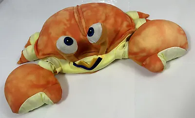 Moshi Brentwood Originals Orange Crab Microbead Pillow Plush Sea Animal • $11.99