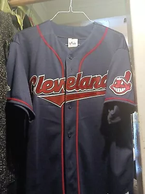 Vintage 90s Manny Ramirez #24 Cleveland Indians Majestic Jersey XL Made In USA • $45.99