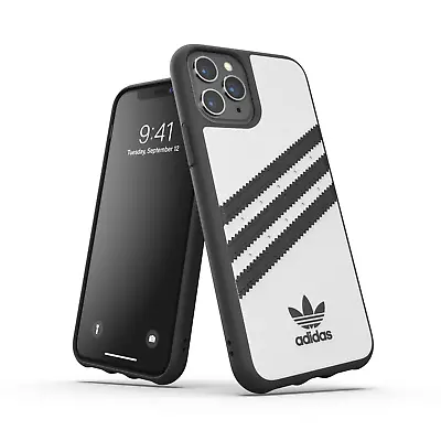 $49.95 • Buy Adidas 3-Stripe Phone Case IPhone 11 Pro / X / XS Slim Protective Bumper - White