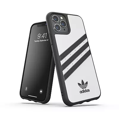 Adidas 3-Stripe Phone Case IPhone 11 Pro / X / XS Slim Protective Bumper - White • $49.95