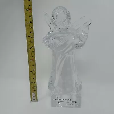 Mikasa Herald Collection Full Lead Crystal Angel Playing Violin 8  Excellent • $21.56