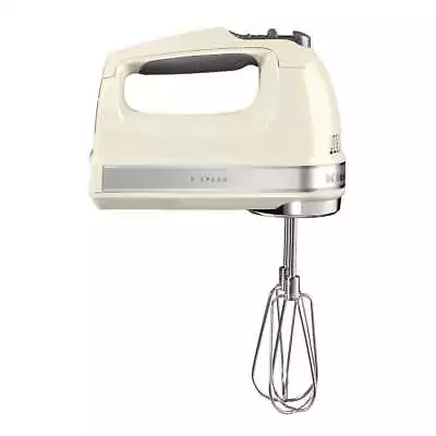 KitchenAid Artisan 9 Speed Hand Mixer Almond Cream Size 20.1X8.9X15.3cm • $194.99