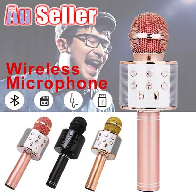 Q9 Wireless Microphone Samsung Speaker IPhone KTV Android Bluetooth 4.0 Karaoke • $19.55