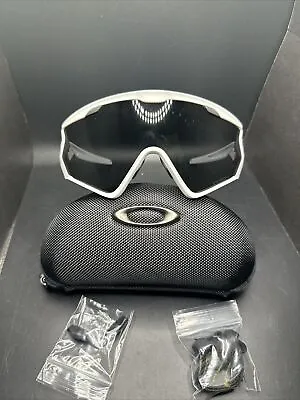 New Oakley Windjacket 2.0 Sunglasses Matte White - Prizm Black Goggles Shield • $149.99