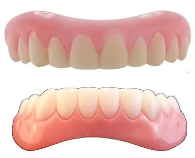 Instant Smile Teeth MEDIUM Top & BOTTOM SET Veneers Fake Cosmetic Photo Perfect • $35.86