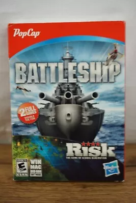 NEW SEALED - Battleship & Risk (Windows/Mac 2012) PC Video Game • $14