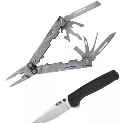 SOG Terminus XR/PowerAccess Pliers Gripper Crimper Screwdrivers Wire Cutter • $79.39