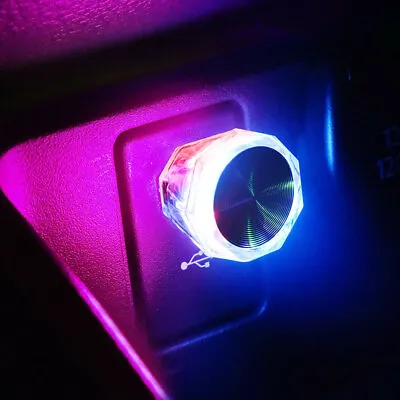 1PC Mini USB Neon LED Car Interior Light Car Atmosphere Ambient Lamp Accessories • $2.13