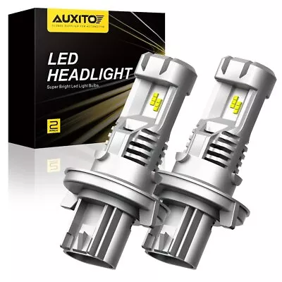 AUXITO H13 9008 Super Bright LED Headlight Bulb High Low Beam 6500K Canbus EXF • $39.99