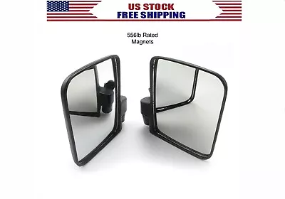 2-Magnetic Tractor Mirrors KUBOTA B JOHN DEERE Zero Turn Mowers Rated @ 556 LBS • $41.90