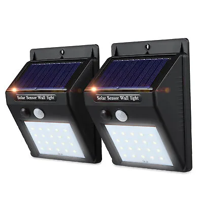 Outdoor Solar Spotlight Wall Lights With Motion Sensor 150 Lumens Weatherproof • $12.99