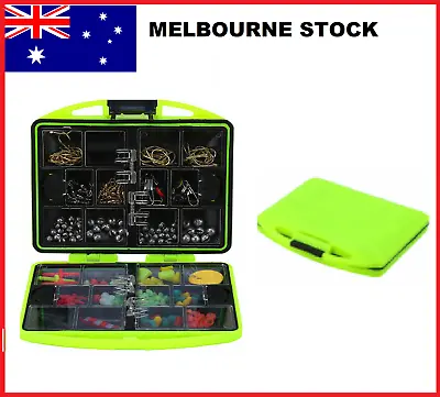 $18.35 • Buy Tackle Box Portable Pocket Fishing Gear Accessories, Hooks, Tool Set Multi