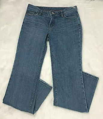 X2 Denim Laboratory Jeans Flare Leg Low Rise Blue Womens Size 2 Short • $16.16