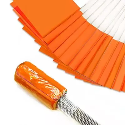 100 Pack Marking Flags Orange Lawn Flags For Landscape Irrigation Survey Flags • $16.56