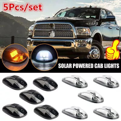 5PCS Solar Powered Cab Lights For Truck SUV Wireless Roof Top Cab Lights Lamp • $40.73