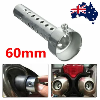60mm Motorcycle Exhaust Can Muffler Insert Baffle DB Killer Removable Silencer • $13.99