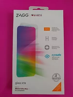 IPhone 13 Pro Max Screen Protector ZAGG Glass XTR Invisible Shield EyeSafe NEW • $13.95