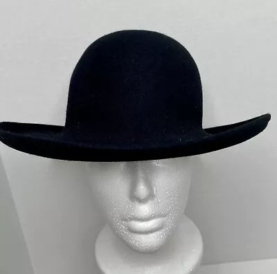 BANANA REPUBLIC All-Black WOOL ANGORA Rabbit Hair Bucket Hat Size S/M • $19