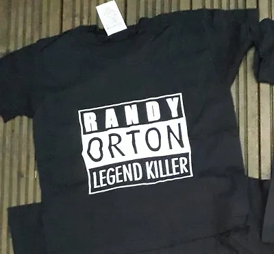 Randy Orton T Shirt In Black Size 4 Year  • £1.25