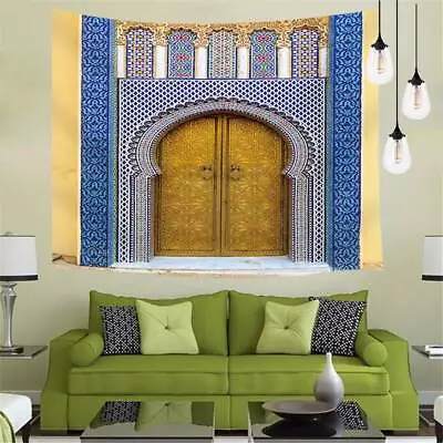 Medieval Arab Gate Extra Large Tapestry Wall Hanging Funny Background Fabric • $13.36