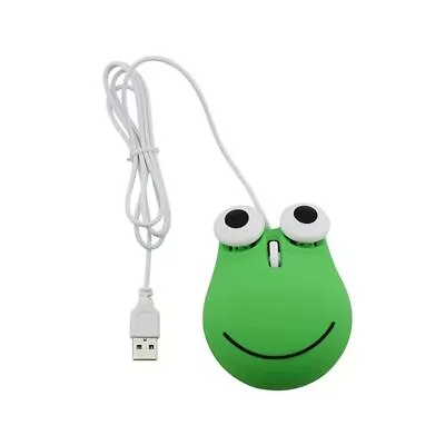 3D Animals Wired Mouse Peripherals Frog Computer Mice USB Optical UK • £4.84