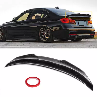 For BMW F80 M3 & F30 2012-2018 Carbon Black PSM Duckbill Trunk Rear Spoiler Wing • $56.49