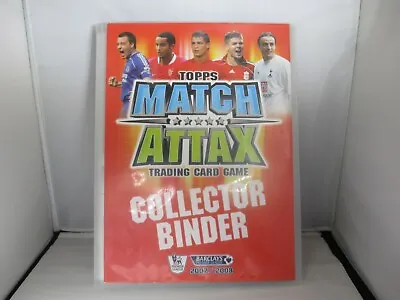 Topps Match Attax 2007/2008 - EMPTY Collector Binder Folder Album 2007/08 07-08 • £19.99