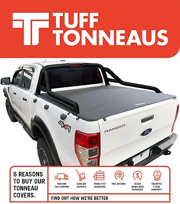 Clip On Ute Tonneau Cover For Ford PX Ranger Dual Cab Nov11-Jun22 Ext Sports Bar • $439.99