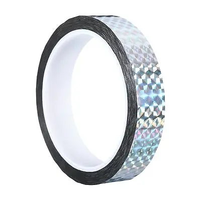 20mmx50m Prism Tape Holographic Reflective Adhesive Craft Decoration Silver • £9.20