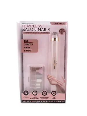 Finishing Touch Salon Nails *READ MORE* Mani/Pedi Tool Rechargeable - FREE SHIPP • $12.63