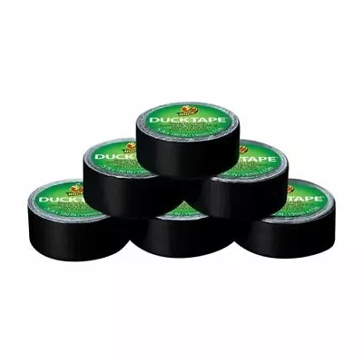 Duck Brand 282309 Ducklings Mini Duck Tape Rolls Black .75  X 15' 6 Rolls • $17