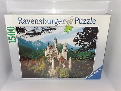 Ravensburger KING LOUIS II CASTLE Neuschwanstein 1500 Pc Jigsaw Puzzle.NEW • $13.99