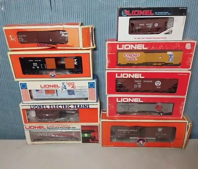 Mixed Lot Of 10 Lionel Trains O Scale Freight Cars (mixed Roadnames) #8 • $56