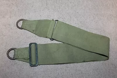 Original WW2 U.S. Army Mid War 1943 D.  Musette Bag Strap W/D-Rings At Each End • $18.95