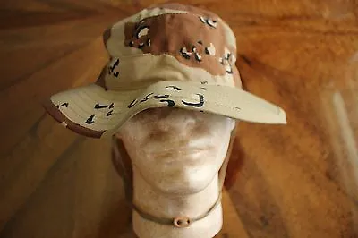 Usmc Marine Corps Popcorn Bdu Ripstop Camo Combat Floppy Hat Boonie Cap Sz 7 1/4 • $26.99