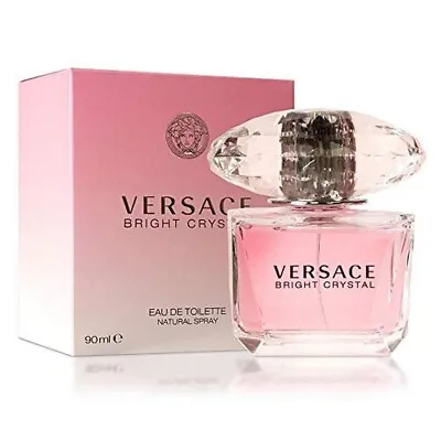 Versace Bright Crystal 3 Oz EDT Spray For Women Eau De Toilette - NEW • $30.99