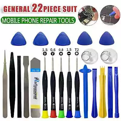 22 In 1 Mobile Phone Repair Tool Screen Opening Screwdriver Laptop Repair Kit AU • $12.99