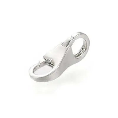 Small Double Lock / Lobster Clasp - Solid 925 Sterling Silver - 14mm • £9.99