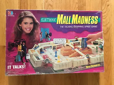 Vintage Electronic Mall Madness Milton Bradley- Sharp Contents & 100% Complete! • $199.95