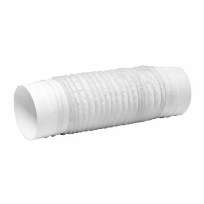 £12.99 • Buy 100mm / 560mm PVC Flexible Duct Hose With Connectors Tumble Dryer Hose Hood Pipe