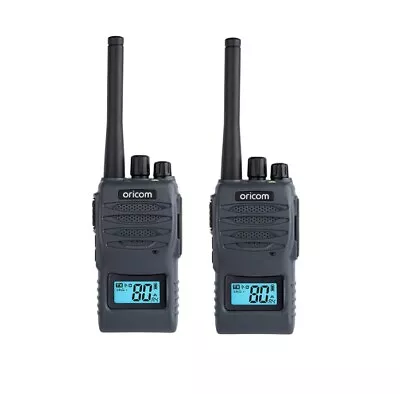 $328.88 • Buy Oricom Uhf5400-2 5 Watt Twin Pack 80 Ch Handheld Uhf Cb Radio+3 Year Warranty