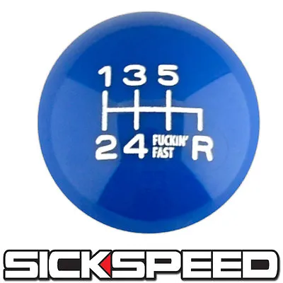 Blue/white Fing Fast Shift Knob For 6 Speed Short Throw Shifter 10x1.25 S09 • $24.55