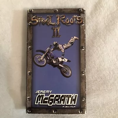 VHS: JEREMY McGRATH STEEL ROOTS MOTOCROSS DIRT BIKE ~ Ryan Hughes/Mike Metzger • $17.95