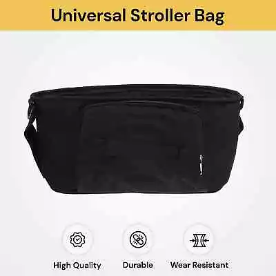 Baby Staller Organiser Travel Bag With Bottle Holder For Diapers Toys Universal • $23.99