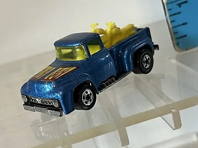 Hot Wheels '56 Ford Hi-Tail Hauler Metallic Blue Metal Flake Mattel 1982 Vintage • $14.99